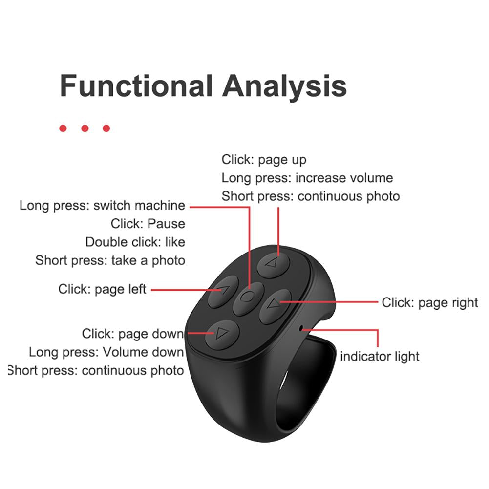 Elphic™ Wireless Bluetooth-compatible Remote Controller Button