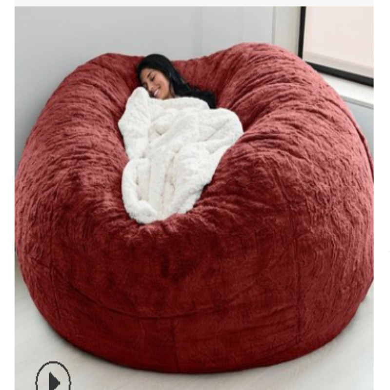 Elphic™ Big Sofas Fluffy Giant Fur Bean Bag Bed