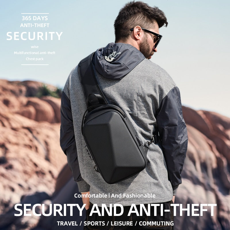 Elphic™ Anti-theft Men&#39;s Shoulder Bag