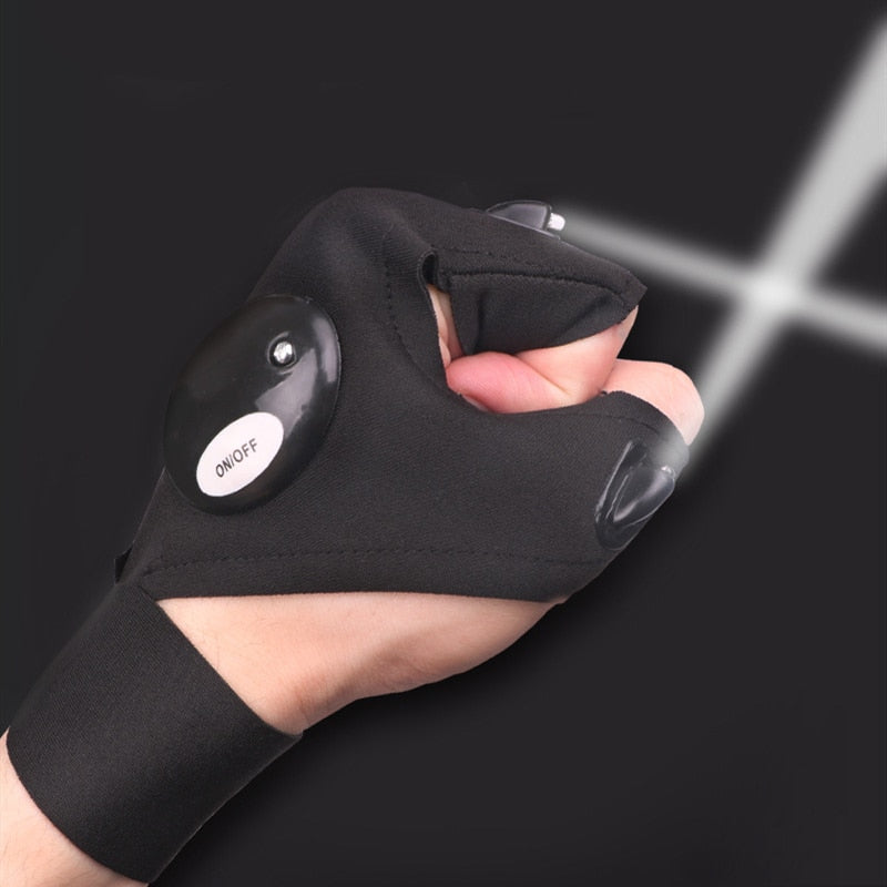 Elphic™ Fingerless Glove LED Flashlight