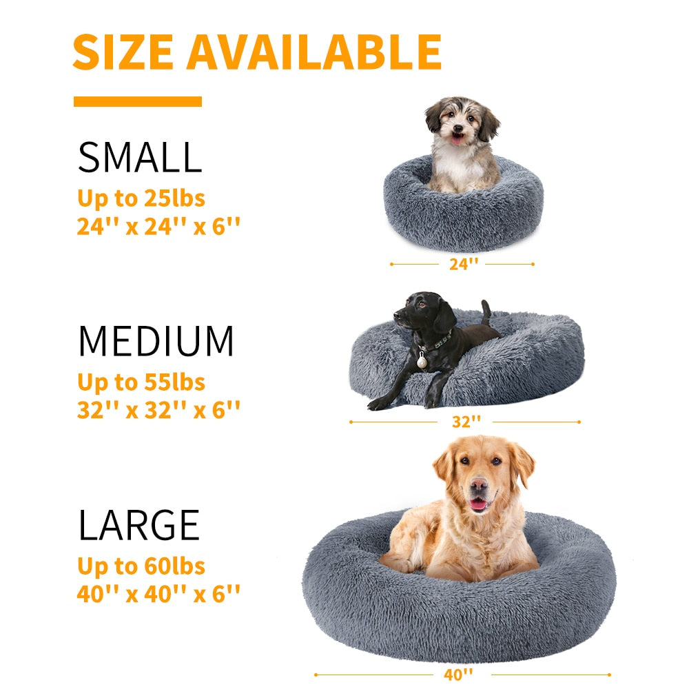 Elphic™ Fluffy Dog and Cat Bed