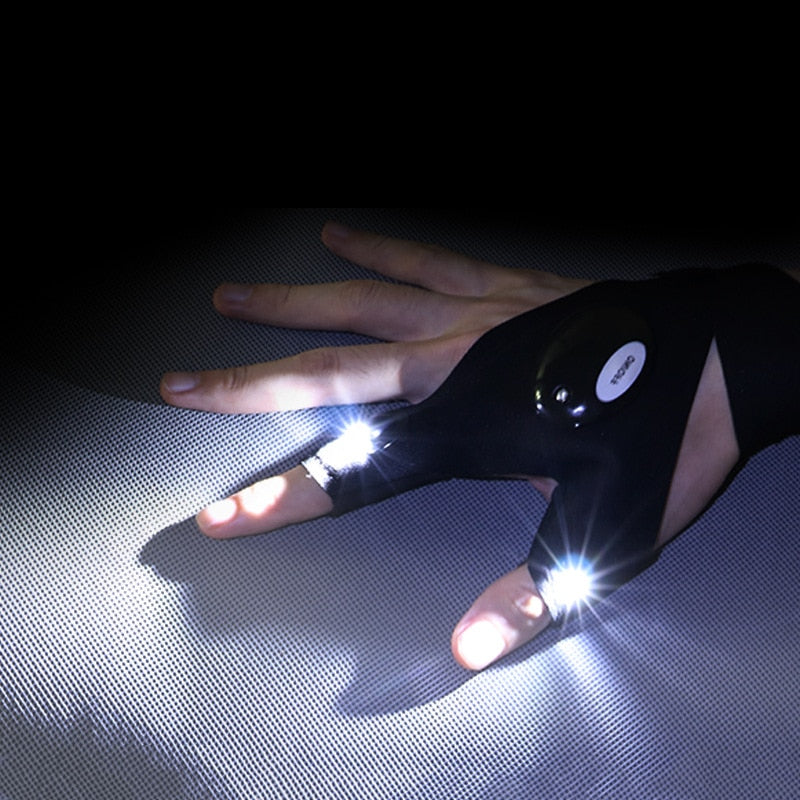 Elphic™ Fingerless Glove LED Flashlight