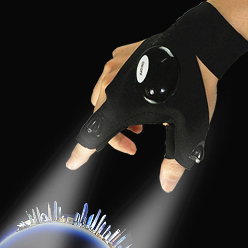 Elphic™ Fingerless Glove LED Flashlight