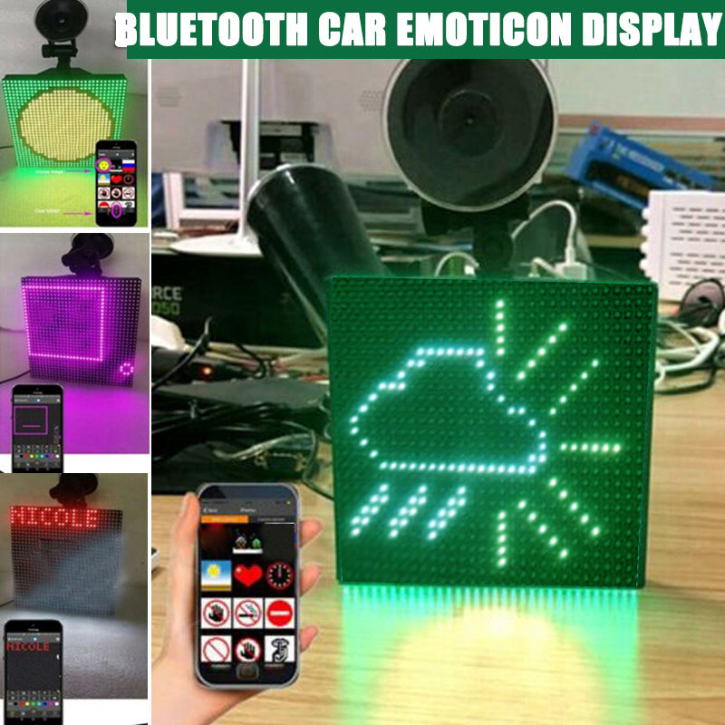 Elphic™ Car Window 3D Imoji Display