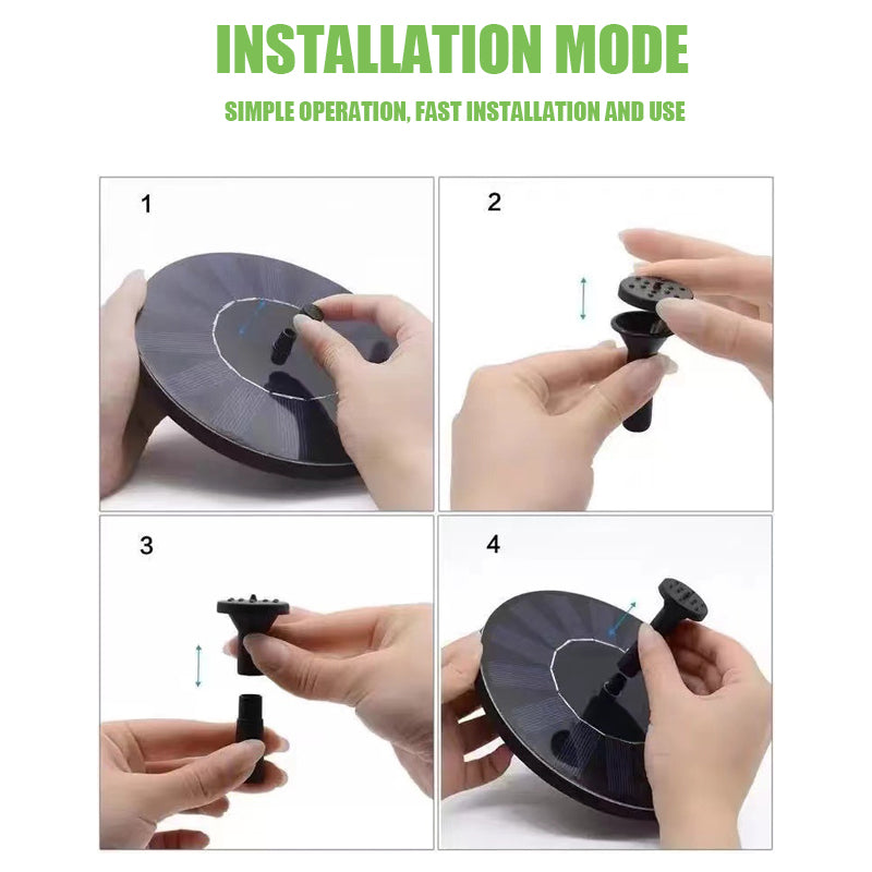 Elphic™ Solar Water Fountain