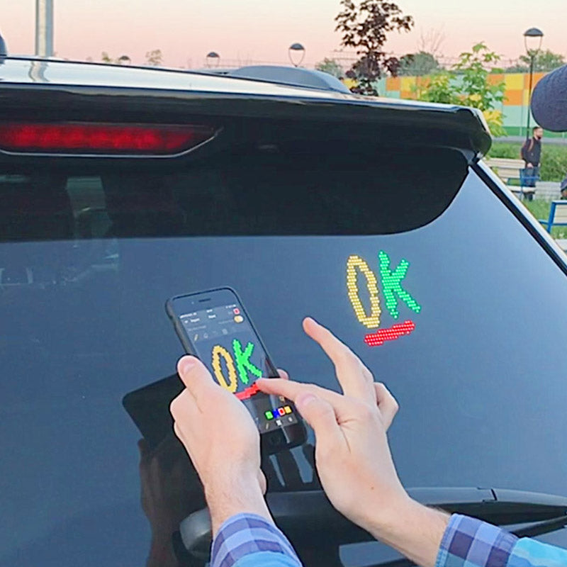 Elphic™ Car Window 3D Imoji Display