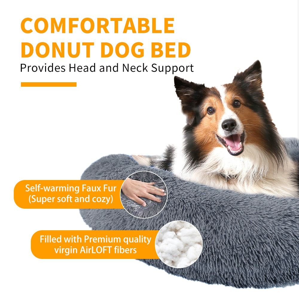 Elphic™ Fluffy Dog and Cat Bed